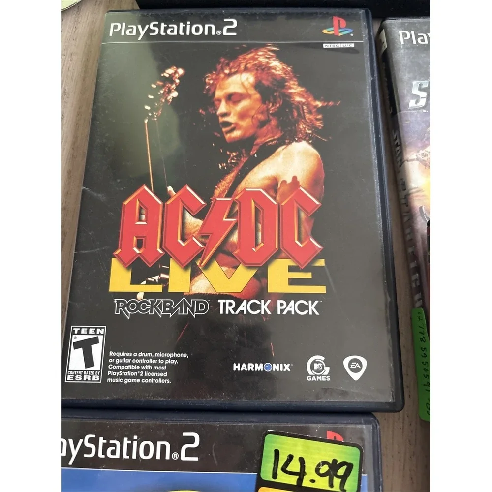 PS2‎ Game Lot 4: Harry Potter Quidditch Sonic Plus Star Ward Star fighter AC/DC